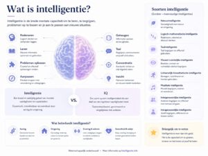 Wat is intelligentie? Betekenis, IQ, soorten en ontwikkeling