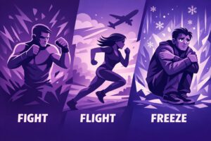 Fight, flight of freeze: de drie overlevingsreacties uitgelegd