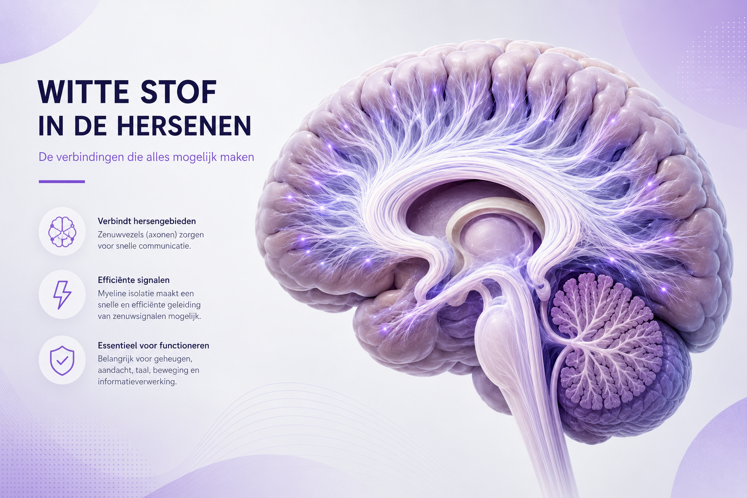 Witte stof hersenen: functie, MRI en afwijkingen