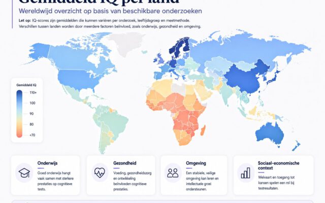 gemiddelde IQ wereld